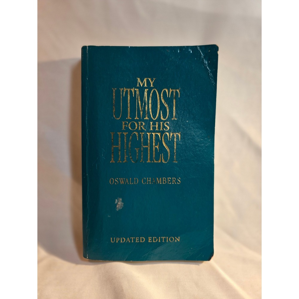 My Utmost for His Highest Oswald Chambers Updated Edition Devotional Teal Book